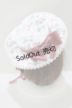 画像2: Kurumi Collaboration / 花柄ヘッドドレス  オフ H-25-06-16-061-GO-AC-NS-ZH