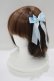画像1: Angelic Pretty / Shinyリボンクリップ  サックス H-25-06-16-068-AP-AC-NS-ZH (1)