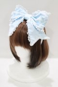 Angelic Pretty / 両山レースレディリボンカチューシャ  サックス H-25-06-16-070-AP-AC-NS-ZH