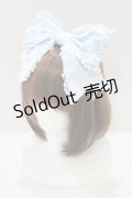 Angelic Pretty / 両山レースレディリボンカチューシャ  サックス H-25-06-16-070-AP-AC-NS-ZH