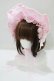 画像1: Angelic Pretty / Romantic Rose Letterハーフボンネット  ピンク H-25-06-16-073-AP-AC-NS-ZH (1)