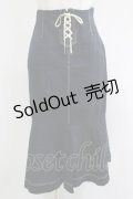 an another angelus / フロントレースアップロングマーメイドスカート Free NAVY H-25-06-16-077-CA-SK-NS-ZH