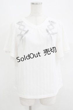 画像1: axes femme / レースアッププルオーバー M オフ H-25-06-16-079-AX-TO-NS-ZH