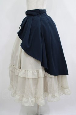 画像2: an another angelus / ドッキングフリルオーバースカート Free NAVY H-25-06-16-012-CA-SK-NS-ZH