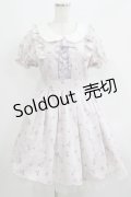 Ank Rouge / トゥーシューズ柄ワンピース M ピンク H-25-06-16-016-CA-OP-NS-ZH
