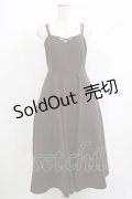 an another angelus / フロントクロスラインワークキャミワンピース Free BROWN H-25-06-16-018-CA-OP-NS-ZH
