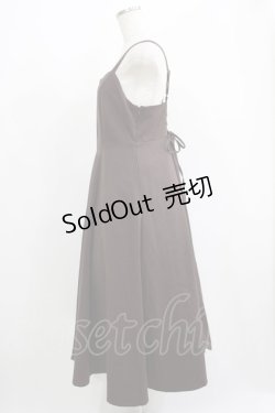 画像2: an another angelus / フロントクロスラインワークキャミワンピース Free BROWN H-25-06-16-018-CA-OP-NS-ZH