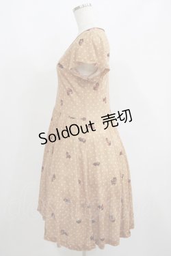 画像2: Franche Lippee / オリプリワンピース M ブラウン H-25-06-16-024-LO-OP-NS-ZH