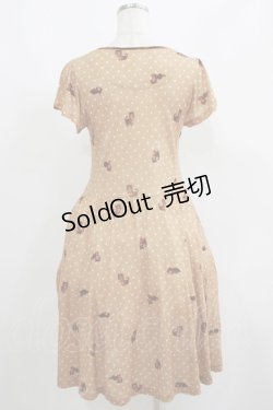 画像3: Franche Lippee / オリプリワンピース M ブラウン H-25-06-16-024-LO-OP-NS-ZH