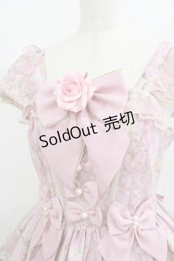 画像5: Angelic Pretty / Rose Museumティアードジャンパースカート Free ピンク H-25-06-17-025-AP-OP-NS-ZH