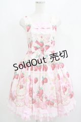Angelic Pretty / Strawberry Whipジャンパースカート Free ピンク H-25-06-17-027-AP-OP-NS-ZH
