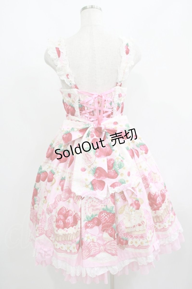 画像3: Angelic Pretty / Strawberry Whipジャンパースカート Free ピンク H-25-06-17-027-AP-OP-NS-ZH (3)