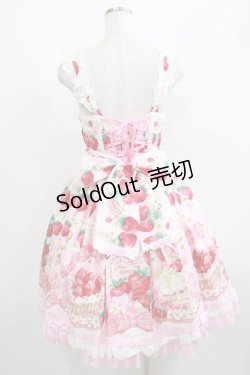 画像3: Angelic Pretty / Strawberry Whipジャンパースカート Free ピンク H-25-06-17-027-AP-OP-NS-ZH
