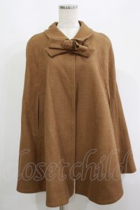 Lace Made / 「ローズナイト」マントコート XS キャメル H-25-06-17-029-GO-CO-NS-ZT-C034