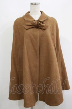 画像1: Lace Made / 「ローズナイト」マントコート XS キャメル H-25-06-17-029-GO-CO-NS-ZH
