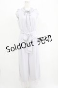 axes femme POETIQUE / フリルデザインコンビネゾン M ラベンダー H-25-06-17-033-AX-OP-NS-ZH