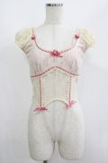 Lace Made / フルレースフラワーショートトップス XS 生成り H-25-06-17-038-GO-TO-NS-ZH