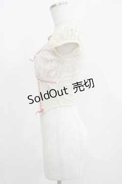 画像2: Lace Made / フルレースフラワーショートトップス XS 生成り H-25-06-17-038-GO-TO-NS-ZH