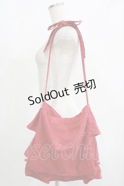 画像2: Fi.n.t / ティアードフリル2wayバッグ  RED H-25-06-17-048-CA-BG-NS-ZH