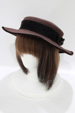 画像1: an another angelus / パイピングベロアキャノチェ  BROWN H-25-06-17-056-CA-AC-NS-ZH