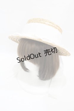 画像1: BABY,THE STARS SHINE BRIGHT / Marguerite 麦わらハット  オフ H-25-06-17-1001-BA-AC-NS-ZH