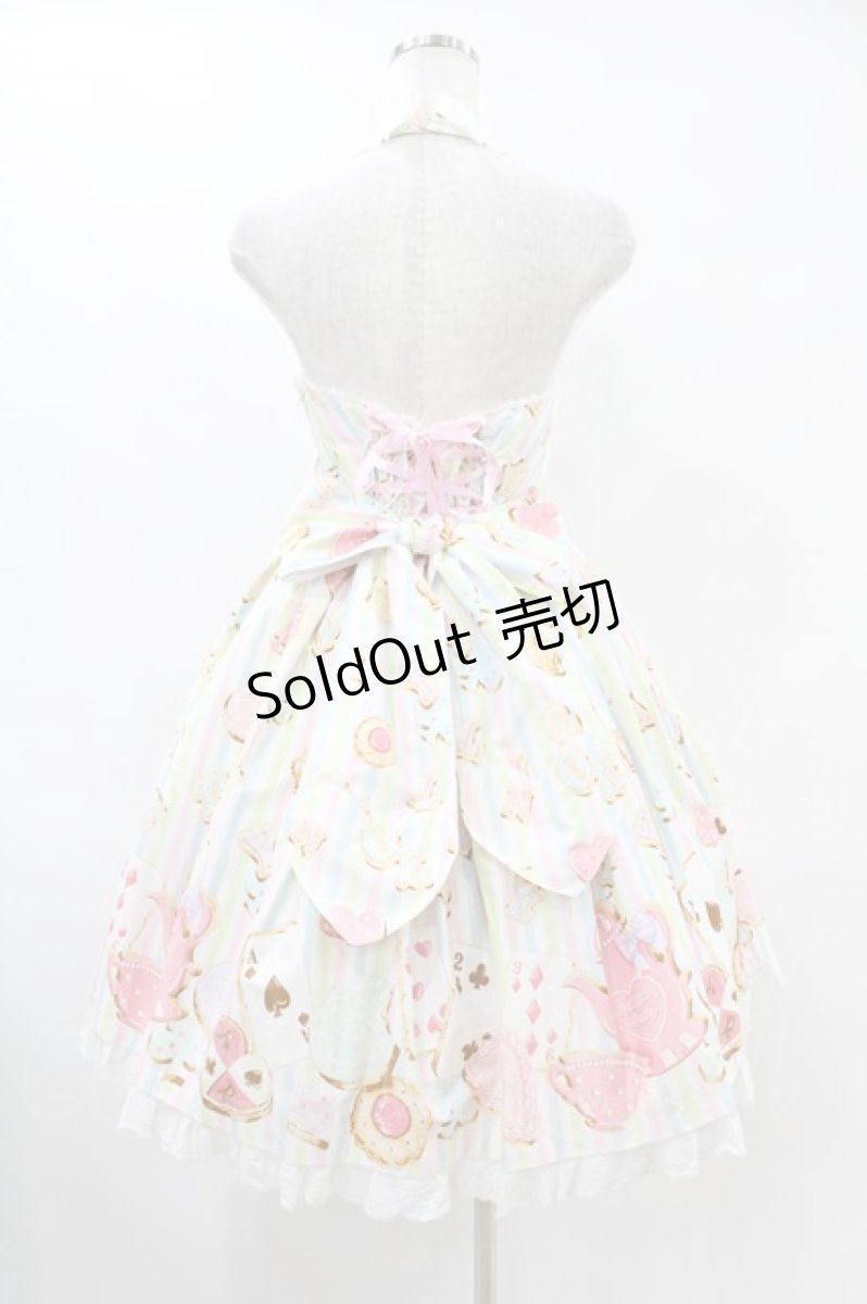 画像2: Angelic Pretty / Wonder Cookieビスチェ風ジャンパースカート Free シロ H-25-06-17-1025-AP-OP-NS-ZH (2)