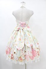 画像2: Angelic Pretty / Wonder Cookieビスチェ風ジャンパースカート Free シロ H-25-06-17-1025-AP-OP-NS-ZH (2)