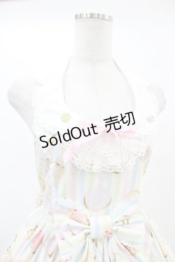 画像4: Angelic Pretty / Wonder Cookieビスチェ風ジャンパースカート Free シロ H-25-06-17-1025-AP-OP-NS-ZH