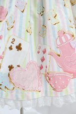 画像5: Angelic Pretty / Wonder Cookieビスチェ風ジャンパースカート Free シロ H-25-06-17-1025-AP-OP-NS-ZH (5)