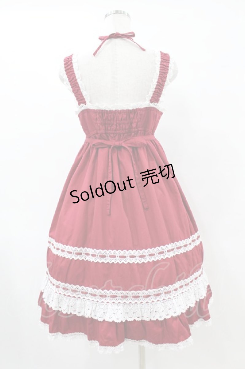 画像2: BABY,THE STARS SHINE BRIGHT / ベビードールジャンパースカート Free エンジ H-25-06-17-1028-BA-OP-NS-ZH (2)