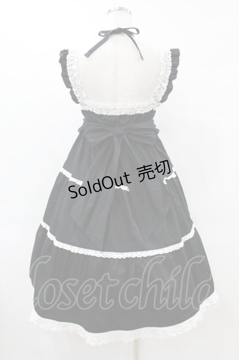 画像2: BABY,THE STARS SHINE BRIGHT / シャーリングベビードールジャンパースカート（2021年） Free ブラック H-25-06-17-1030-BA-OP-NS-ZH (2)