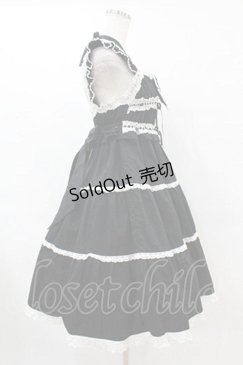 画像3: BABY,THE STARS SHINE BRIGHT / シャーリングベビードールジャンパースカート（2021年） Free ブラック H-25-06-17-1030-BA-OP-NS-ZH (3)