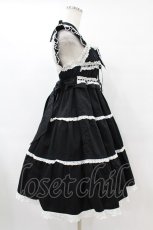 画像3: BABY,THE STARS SHINE BRIGHT / シャーリングベビードールジャンパースカート（2021年） Free ブラック H-25-06-17-1030-BA-OP-NS-ZH (3)