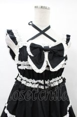 画像4: BABY,THE STARS SHINE BRIGHT / シャーリングベビードールジャンパースカート（2021年） Free ブラック H-25-06-17-1030-BA-OP-NS-ZH (4)