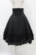 Victorian maiden / ロココブーケバッスルスカート（無地） Free ブラック H-25-06-17-1031-CL-SK-NS-ZH