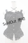 Victorian maiden / ロココブーケフリルビスチェ（無地） Free ブラック H-25-06-17-1007-CL-TO-NS-ZH