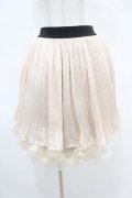 axes femme / シフォンスカート M 生成り H-25-06-17-1043-AX-SK-NS-ZH