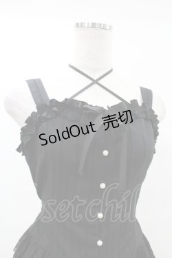 画像4: Victorian maiden / ロココブーケフリルビスチェ（無地） Free ブラック H-25-06-17-1007-CL-TO-NS-ZH