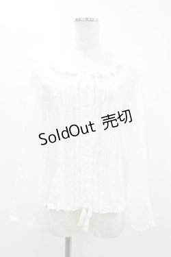 画像1: PINK HOUSE / ピンタックブラウス Free オフ H-25-06-17-1050-LO-BL-NS-ZH