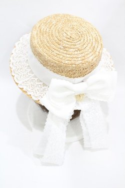 画像2: BABY,THE STARS SHINE BRIGHT / Marguerite 麦わらハット  オフ H-25-06-17-1001-BA-AC-NS-ZH