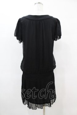 画像2: axes femme / シフォンチュニック M ブラック H-25-06-17-1057-AX-OP-NS-ZH