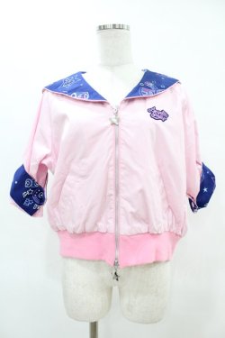 画像1: Angelic Pretty / Neon Star Dinerセーラーブルゾン Free ピンク H-25-06-17-1061-AP-JA-NS-ZH