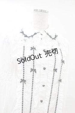画像4: BABY,THE STARS SHINE BRIGHT / La Patisserie〜Mon peche mignon〜ブラウス Free オフ/ブラック H-25-06-17-1013-BA-BL-NS-ZH