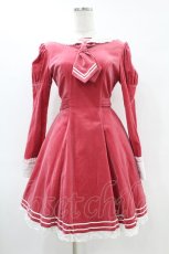 画像1: Angelic Pretty / 別珍セーラーワンピース Free ピンク H-25-06-17-1016-AP-OP-NS-ZH (1)