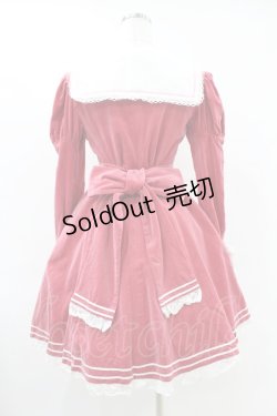 画像2: Angelic Pretty / 別珍セーラーワンピース Free ピンク H-25-06-17-1016-AP-OP-NS-ZH