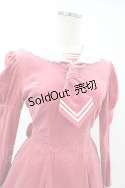 画像4: Angelic Pretty / 別珍セーラーワンピース Free ピンク H-25-06-17-1016-AP-OP-NS-ZH