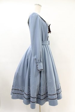 画像3: Innocent World / アビーワンピース M スモーキーブルー×ショコラ H-25-06-17-1018-IW-OP-NS-ZH