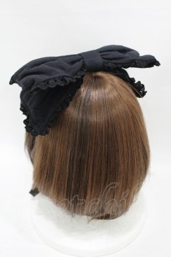 画像2: metamorphose / リボンヘッドドレス  ブラック H-25-06-17-1003-ME-AC-NS-ZH