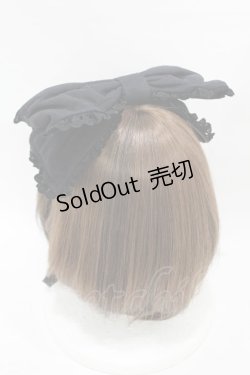 画像2: metamorphose / リボンヘッドドレス  ブラック H-25-06-17-1003-ME-AC-NS-ZH