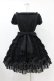 画像2: Angelic Pretty / ジョーゼットフリルシンフォニーワンピース Free ブラック H-25-06-17-1019-AP-OP-NS-ZH (2)